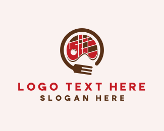 Steak Fork Restaurant logo design