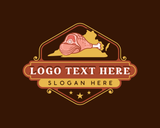 Ham Virginia Meat logo design