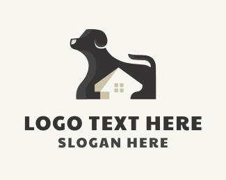 Dog House Shelter logo design