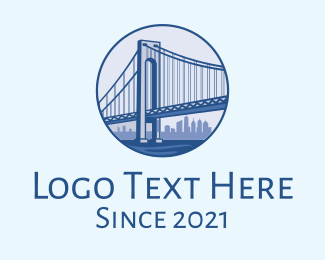 New York Bridge logo design