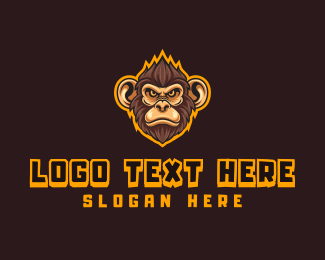 Monkey Gaming Avatar logo design