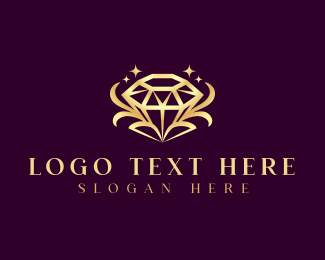 Diamond Gemstone Jewelry logo design