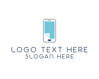 Mobile Phone File logo design