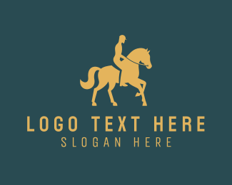 Horseback Riding Equestrian logo design