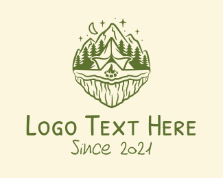 Outdoor Adventure Camp  logo design