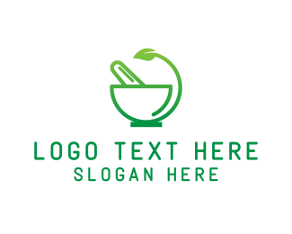 Green Alternative Medicine logo design