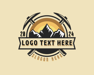 Outdoor Mountaineering Adventure logo design