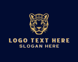 Leopard Wildlife Zoo logo design