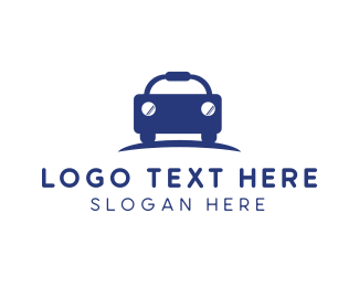 Blue Budget Car Automotive logo design