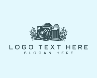 Floral Film Photography logo design