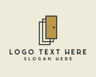 Hotel Door Room logo design