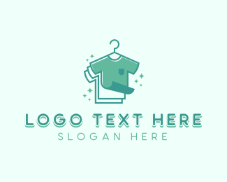 T-shirt Clothes Washer logo design