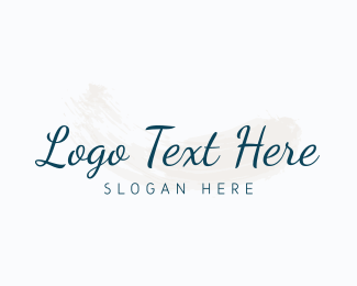 Classy Sophisticated Watercolor logo design