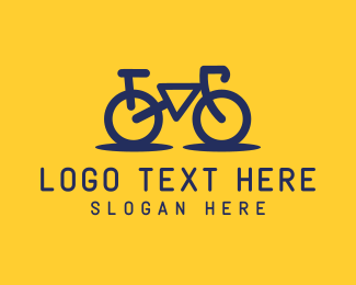 Bicycle Arrow Courier logo design