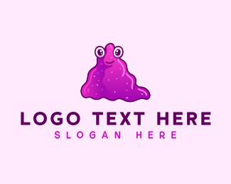 Sticky Slime Creature logo design