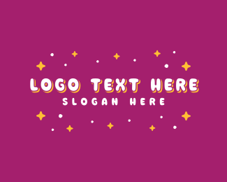 Cute Sparkle Star logo design