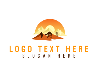 Camel Sand Dunes logo design