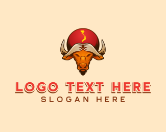 Vietnam Wild Buffalo logo design