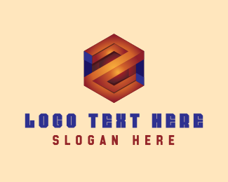 3D Business Hexagon  logo design