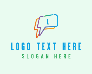 Social Media Communication logo design