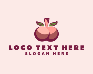 Sexy Cherry Breast logo design