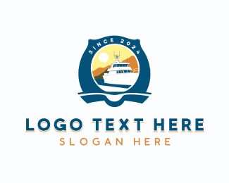 Sailing Ship Cruise logo design