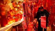  People shopping ahead of Chinese New Year