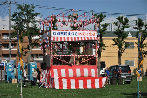 江別市民まつりin野幌の櫓