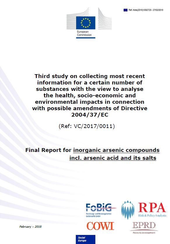 Third study on exposure to carcinogens or mutagens at work