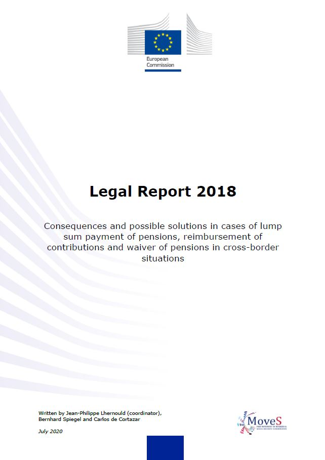 Consequences and possible solutions in cases of lump sum payment of pensions, reimbursement of contributions and waiver of pensions in cross-border  situations