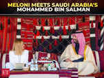 Italy's Giorgia Meloni meets Saudi Arabia's Mohammed bin Salman:Image