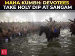 Maha Kumbh Day 3: Devotees take holy dip at Sangam:Image