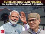 Omar Abdullah lauds PM Modi over J&K progress:Image