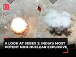 SEBEX 2: India's most potent non-nuclear explosive:Image