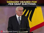 Germany headed for Feb elections as Prez dissolves parliament:Image