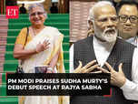 Watch: PM Modi praises MP Sudha Murty’s first speech:Image