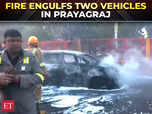 Fire breaks out in two vehicles in Prayagraj; no casualties:Image