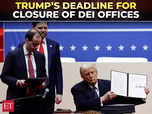 Trump sets deadline for DEI office closures:Image