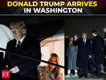 Trump arrives in Washington for inaugural celebrations:Image