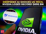 DeepSeek AI shakes industry, Nvidia loses $600Bn:Image