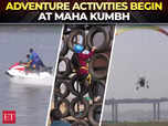 Maha Kumbh: Adventure activities begin in Prayagraj:Image