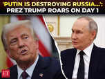 Trump blasts Putin on Day 1 of presidency:Image