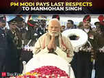 PM Modi reaches Nigambodh Ghat, pays final tribute to former PM Manmohan Singh a:Image