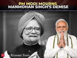 PM Modi honours Dr Manmohan Singh:Image