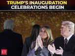 Trump, Melania watch stunning fireworks to kickoff inauguration:Image