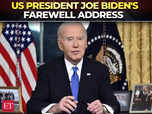 US President Biden delivers farewell address to nation | Full speech:Image