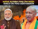 Maha Kumbh fire: PM Modi dials CM Yogi and inquires...:Image