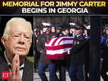 Memorial for former US Prez Jimmy Carter begins in Georgia:Image