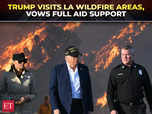 Trump and Melania tour wildfire-hit Pacific Palisades, meet firemen:Image