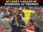 Stampede at Tirupati during token distribution:Image